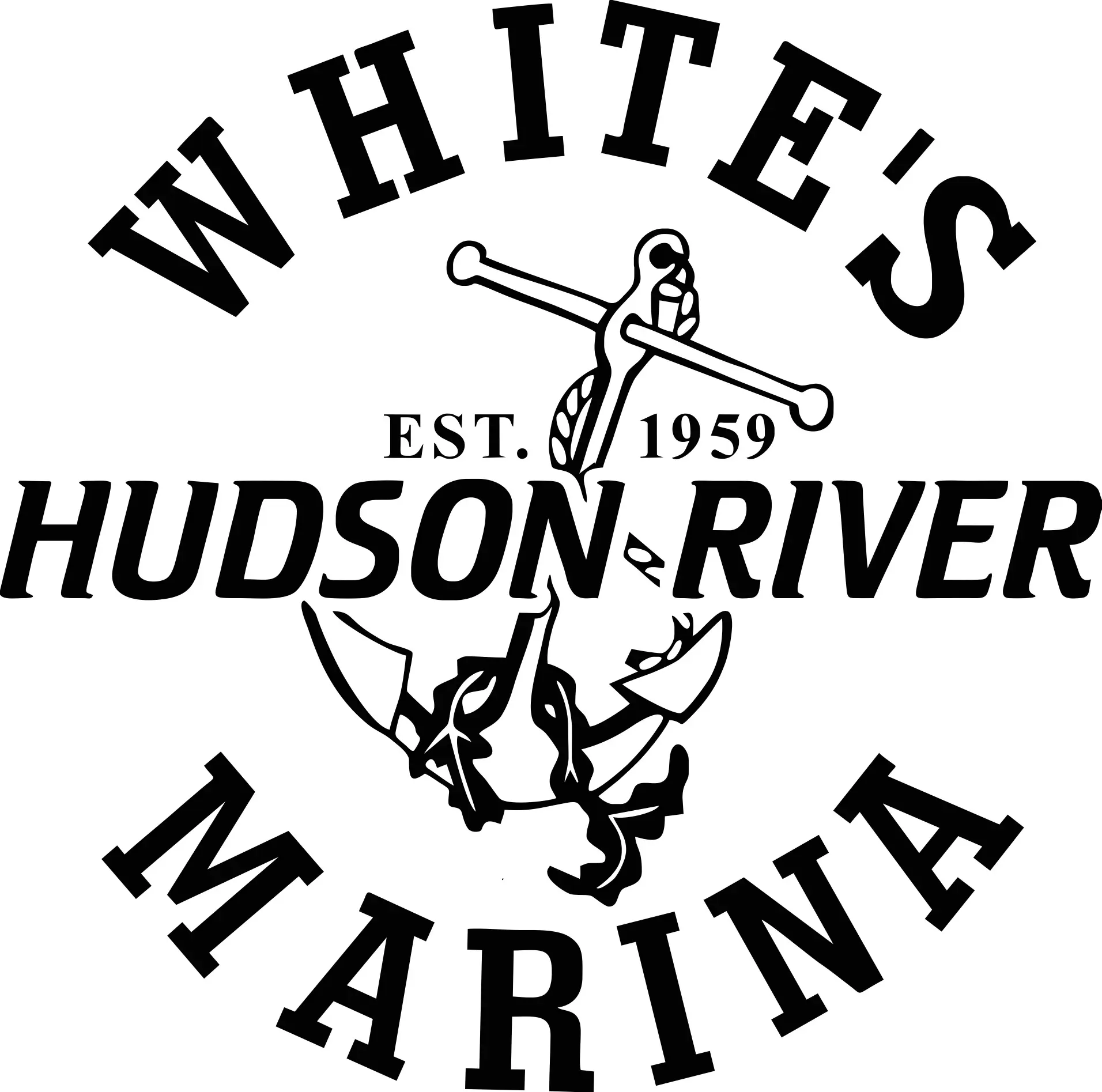 White's Marina Logo